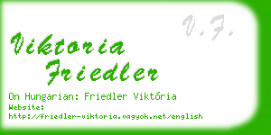 viktoria friedler business card